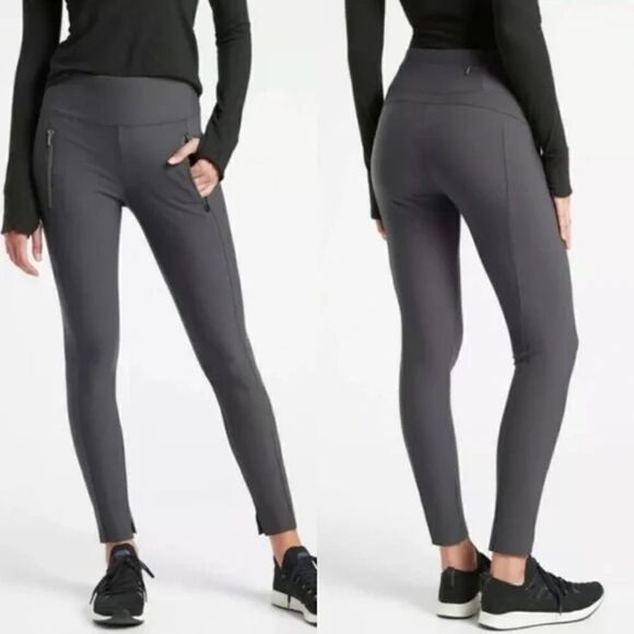 Athleta Stellar Tight Leggings Anthracite Gray - Picture 1 of 6